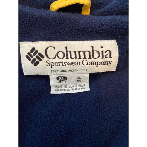 Columbia Mens Blue & Yellow 3 in 1 Jacket XL - Picture 3 of 15